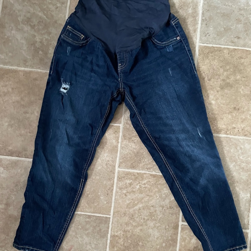 Old Navy Maternity Jeans Cropped Size 6